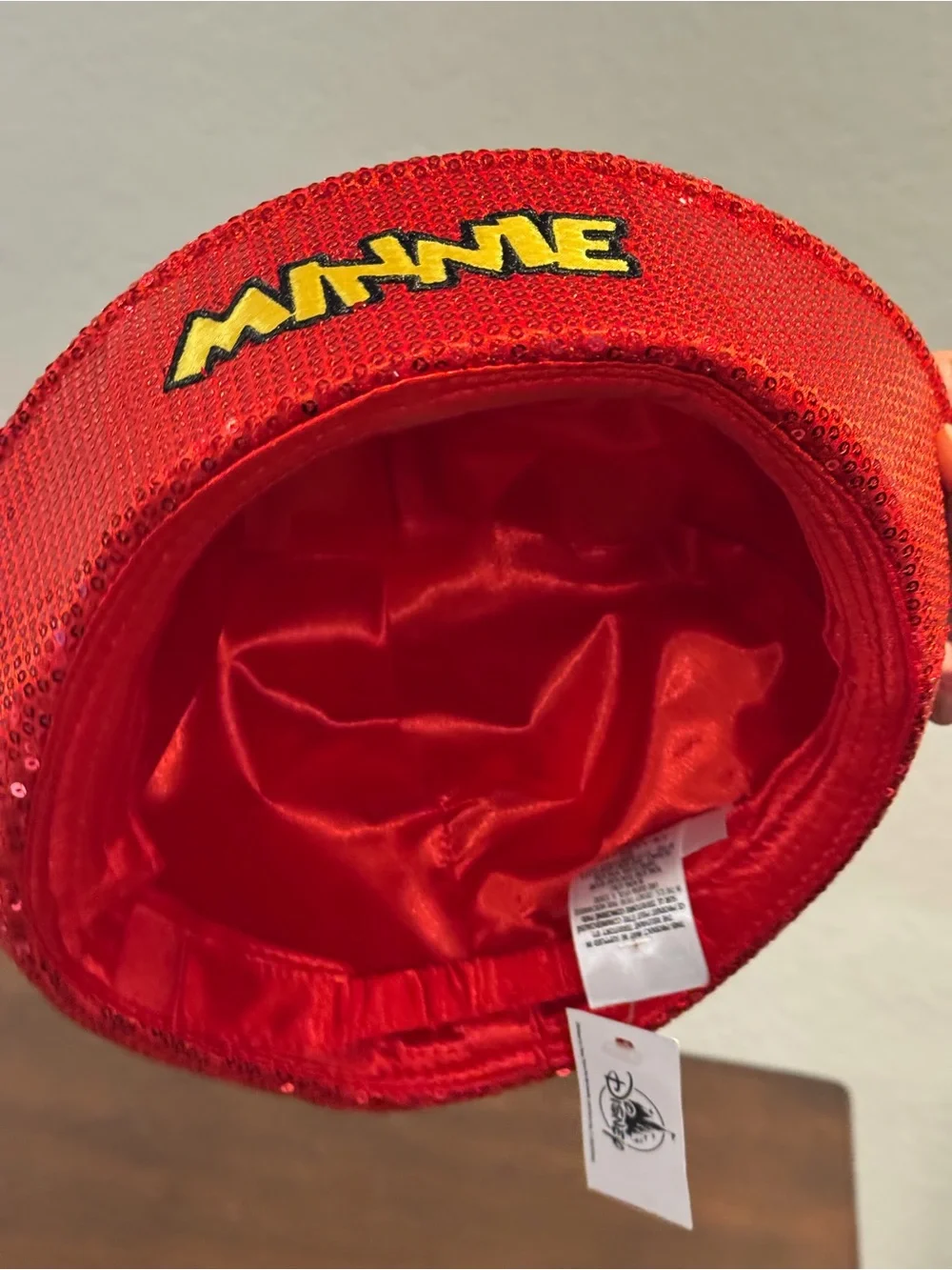 Minnie Mouse Red Sequin Hat